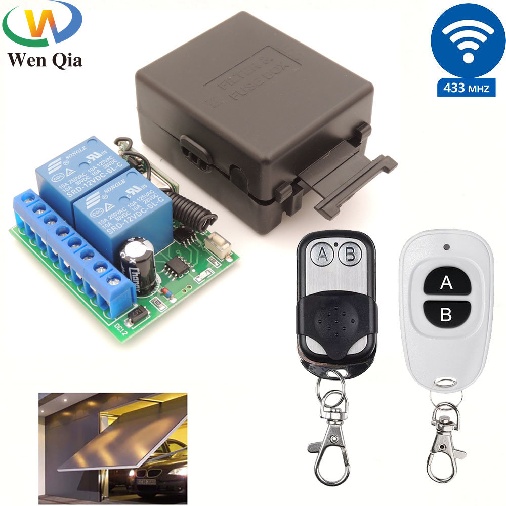 433MHz 12V Wireless Garage Doo - 433Mhz Receiver Module recension och pris
